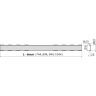 Решетка ALCAPLAST SOLID-1050 для пластиковых водоотводящих желобов ARZ12